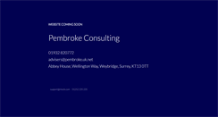 Desktop Screenshot of pembroke.uk.net