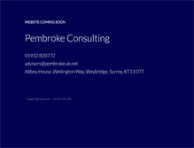 Tablet Screenshot of pembroke.uk.net