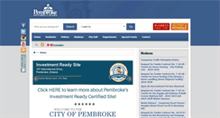 Desktop Screenshot of pembroke.ca